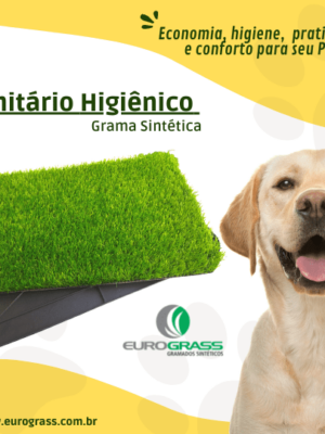 sanitário higiênico para pets grama sintética